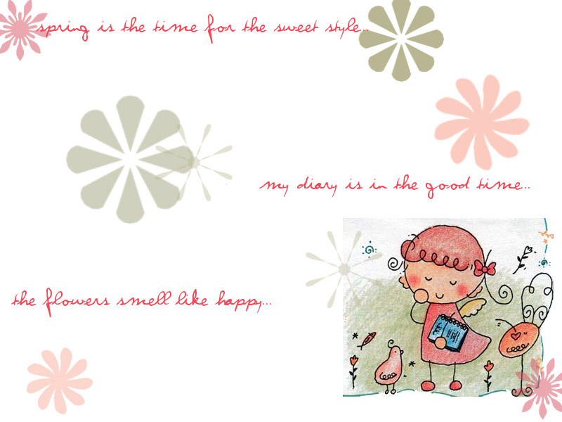 i made up those cute little engrish-sounding lines! kawaii!